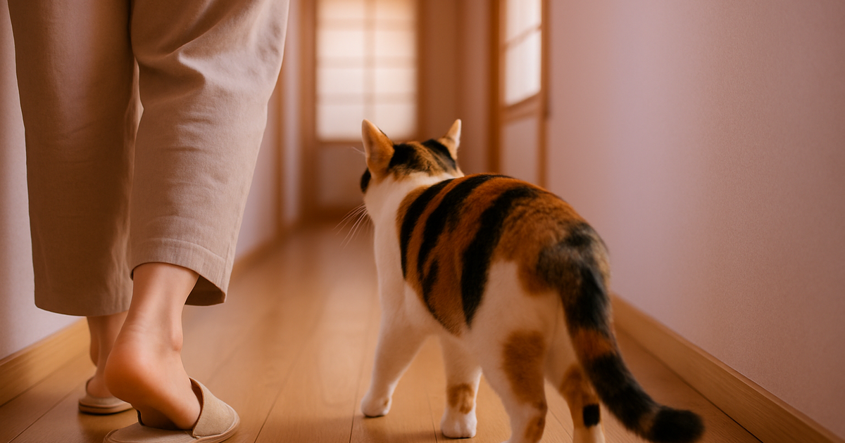 猫が後をついてくる理由と困ったときの対処法