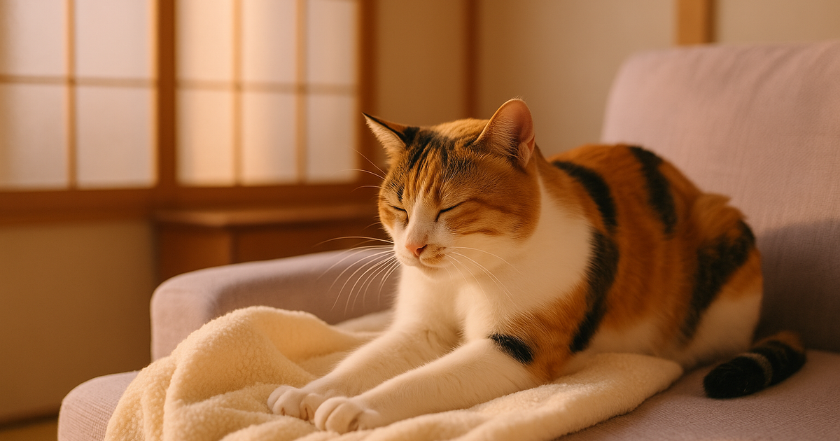 猫のふみふみの意味 — なぜ毛布を踏むのか