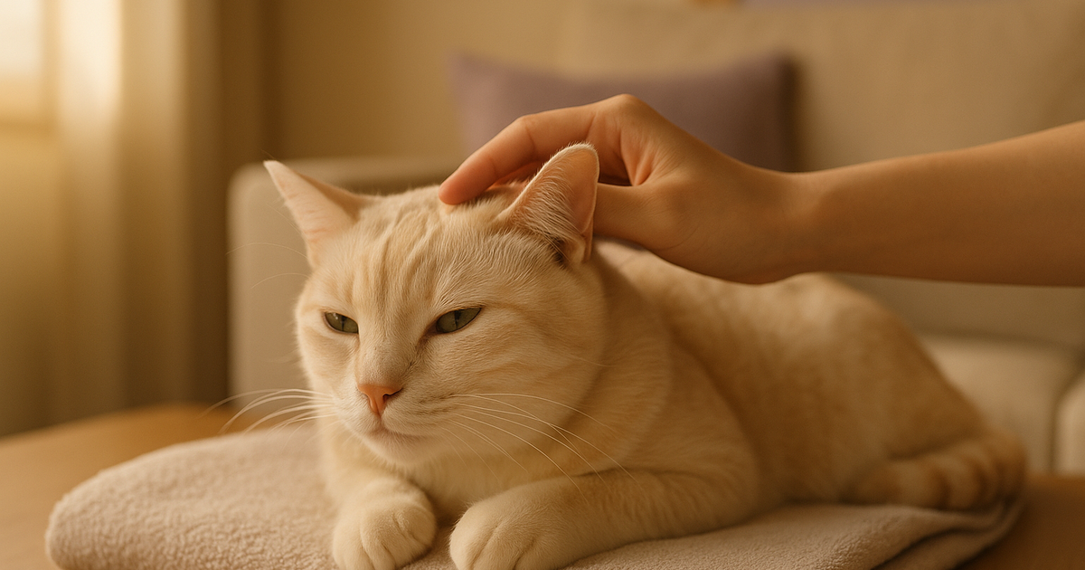 猫の平熱は何度？体温の測り方と手順