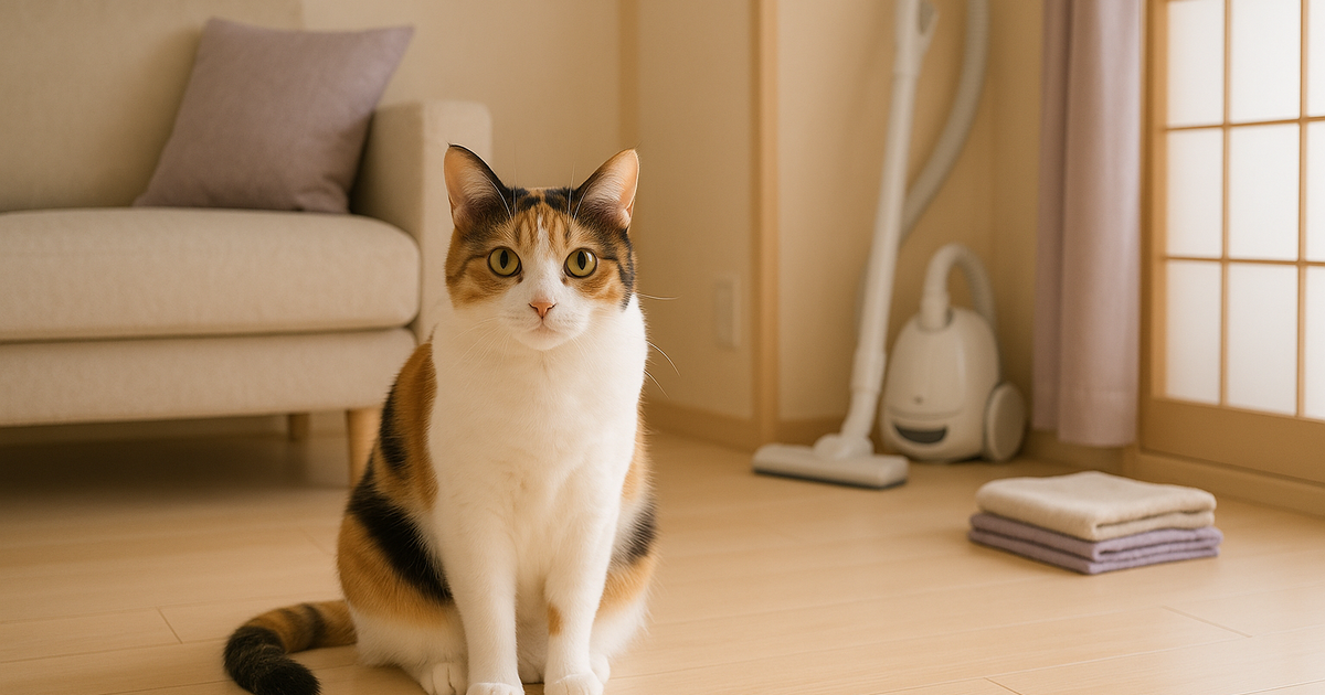猫のいる家の消臭・掃除グッズの選び方