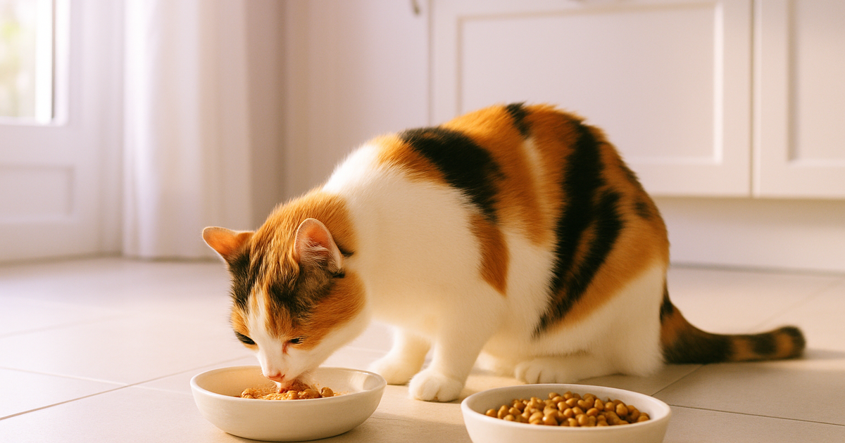 猫のフードの切り替え方｜7日間の手順