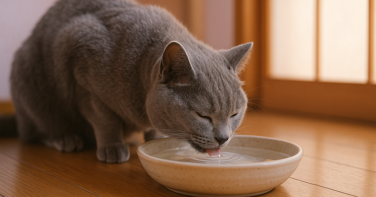 猫が急に水を飲まなくなった｜見るべき点