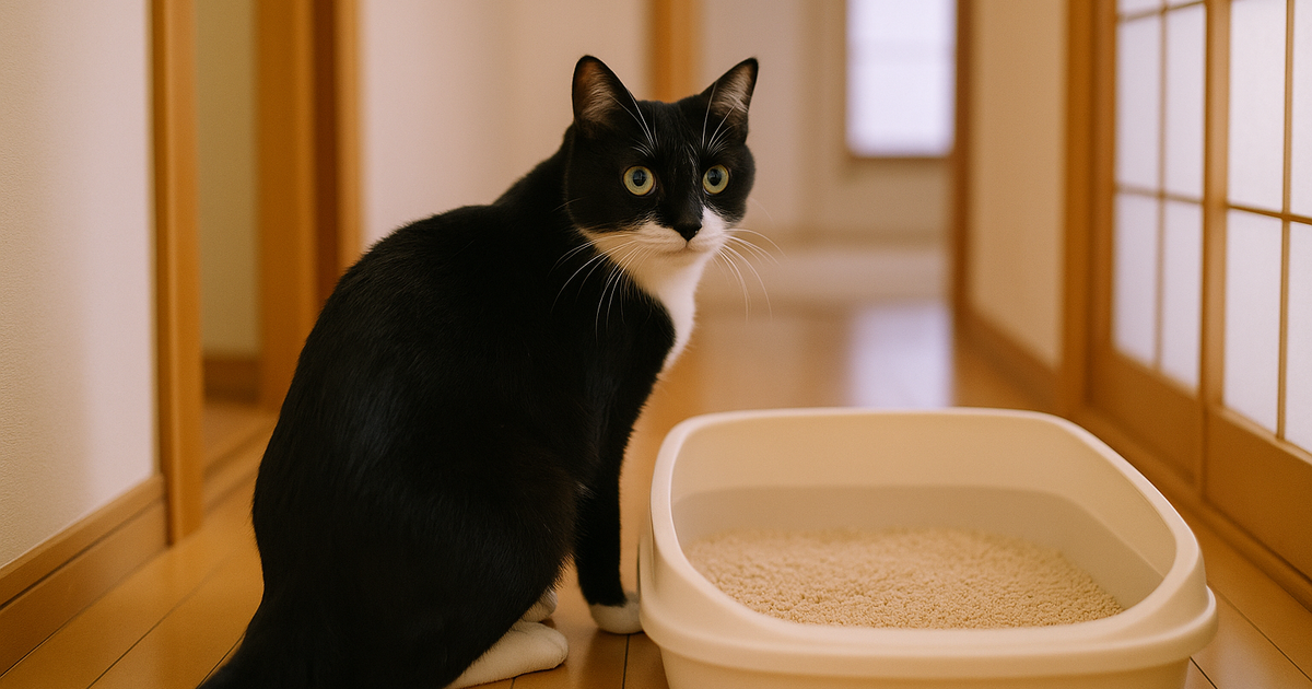 猫がうんちだけトイレでしない｜原因と直し方