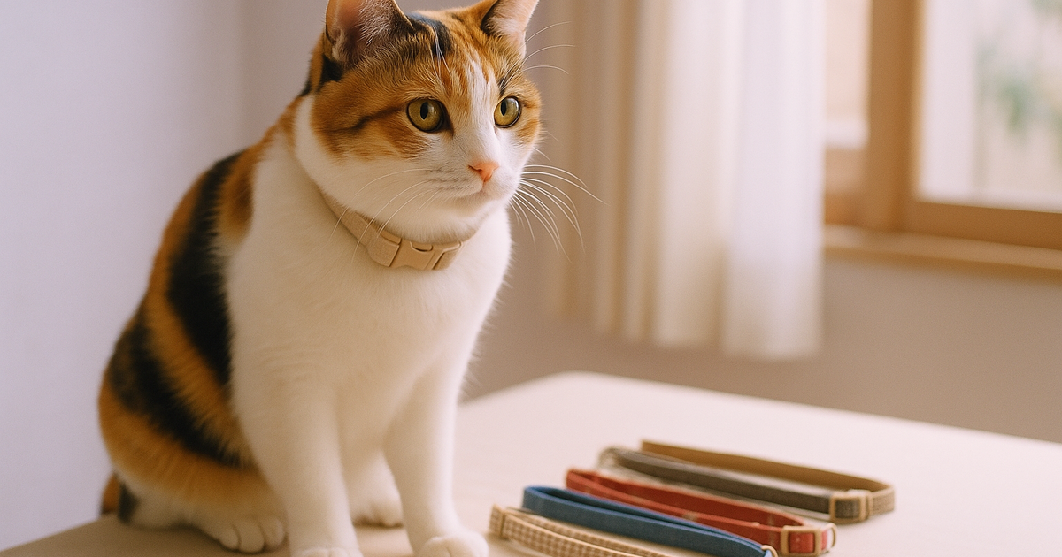 猫の首輪の選び方｜安全性とサイズの基準