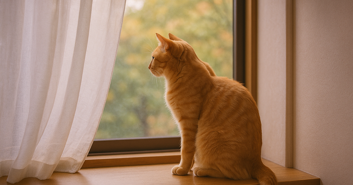 秋の花粉と猫のくしゃみ｜9月の室内対策