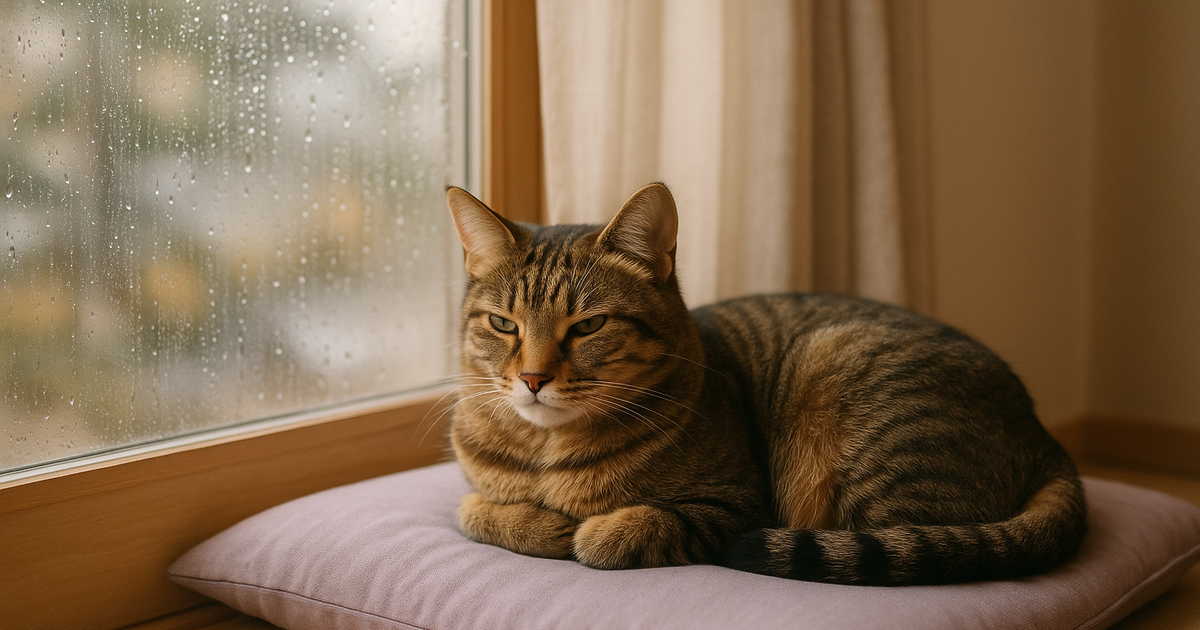 秋雨の湿気と猫｜カビ・皮膚トラブル対策