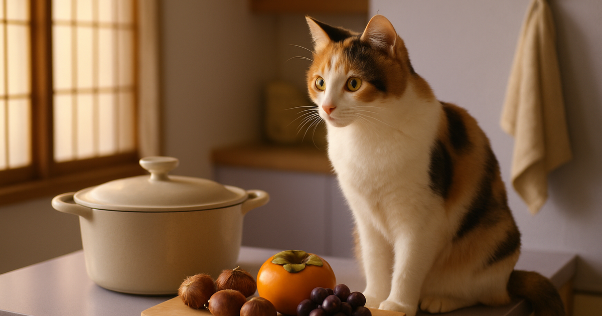 秋の味覚と猫｜与えてはいけない食材