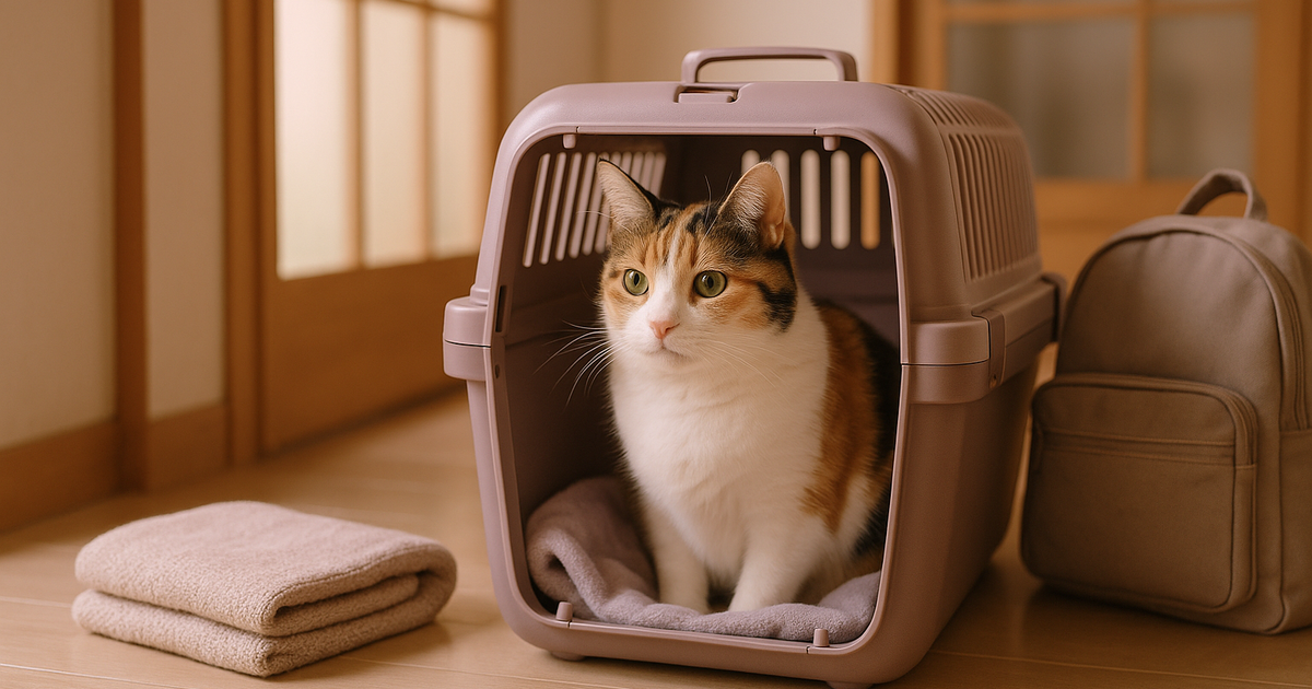 猫との避難訓練｜9月1日にやる5ステップ