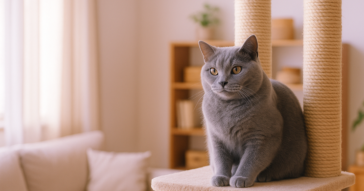 突っ張り式キャットタワー｜適齢期