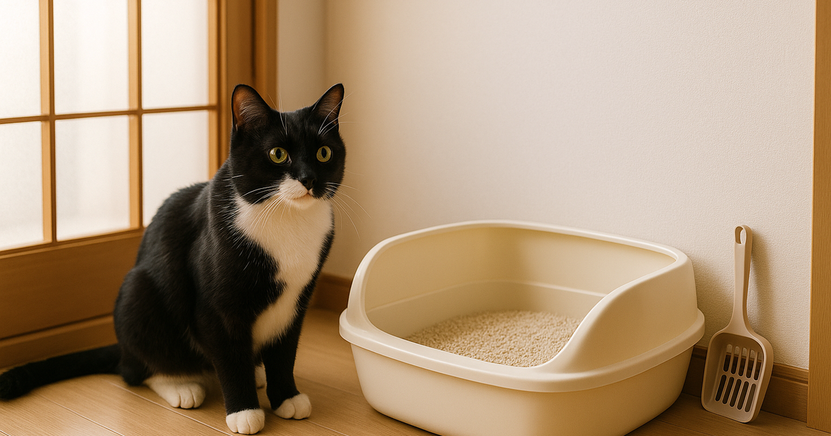 猫トイレの掃除頻度と猫砂の継ぎ足し方