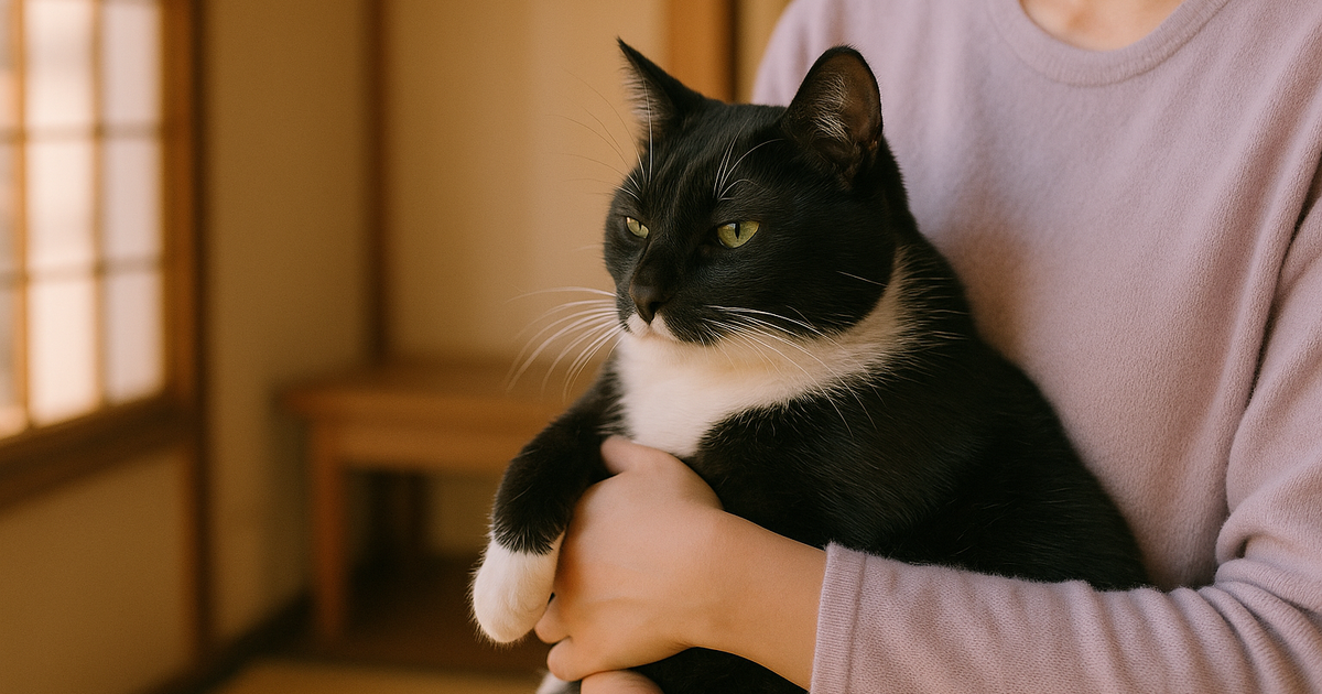 猫が抱っこを嫌がる｜7日間の慣らし方
