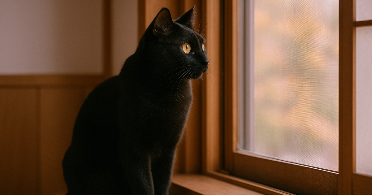 秋の虫を猫が捕まえた｜対処の手順