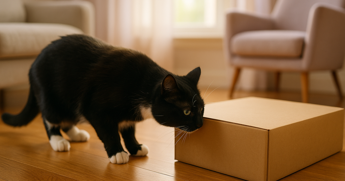 猫が新しい物を怖がる｜慣らし方6手順