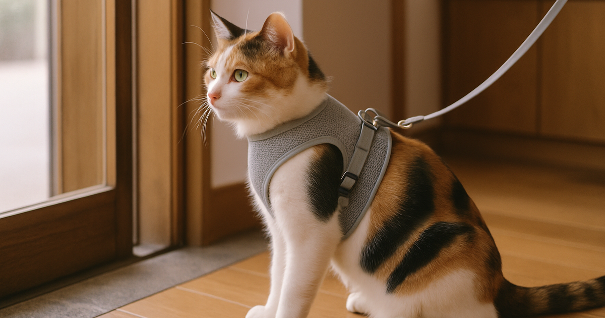 猫のハーネスの選び方｜型と安全性の比較