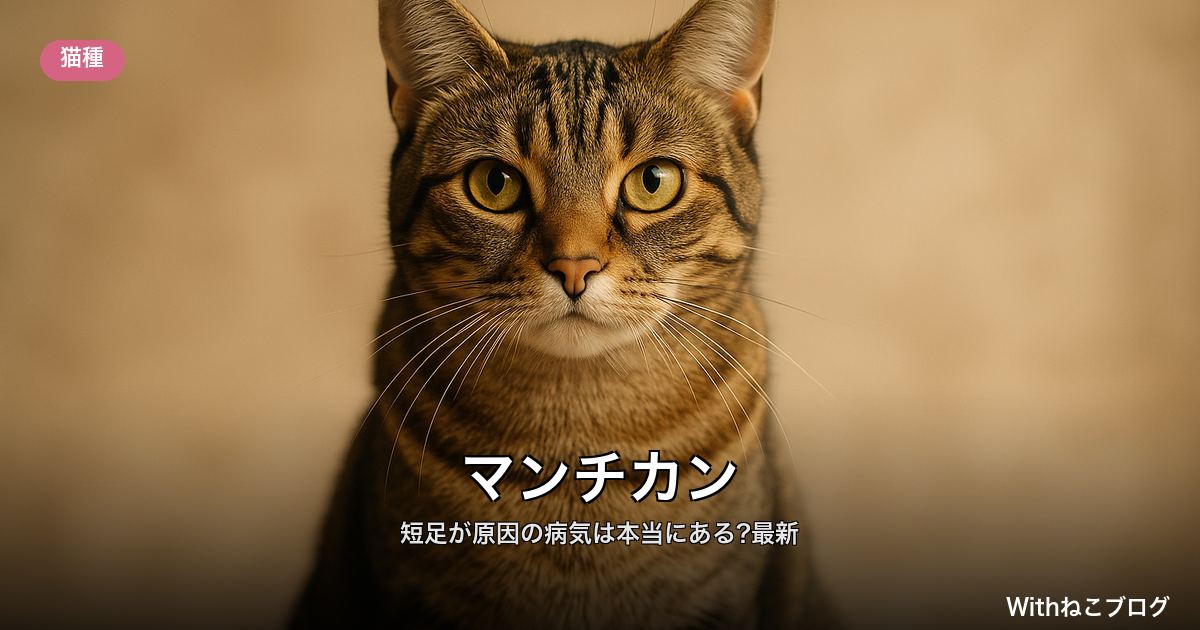 マンチカン猫の短足と病気の関係を解説。椎間板ヘルニアや関節リスク、環境づくりのポイント最新知見も飼い方の注意点付き